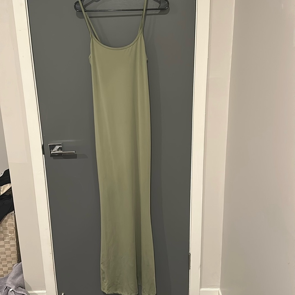 Green Cami Maxi Dress